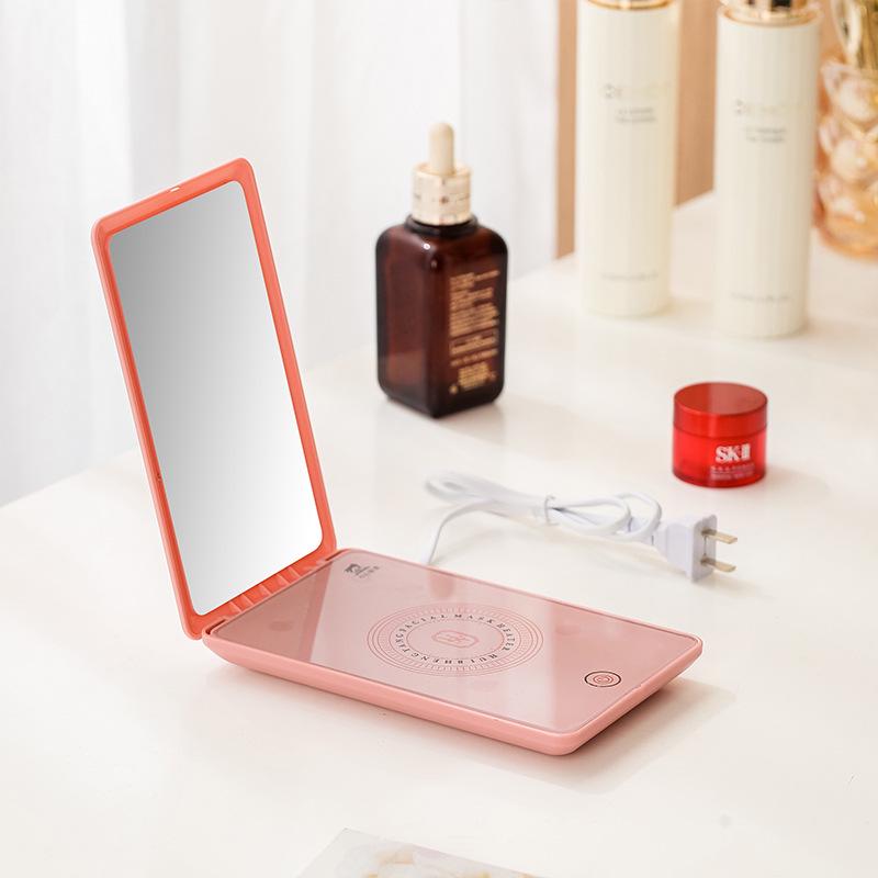 Compact USB Makeup Mirror with Heated Mask & Wipe Warmer
Compact USB Makeup Mirror with Heated Mask & Wipe Warmer