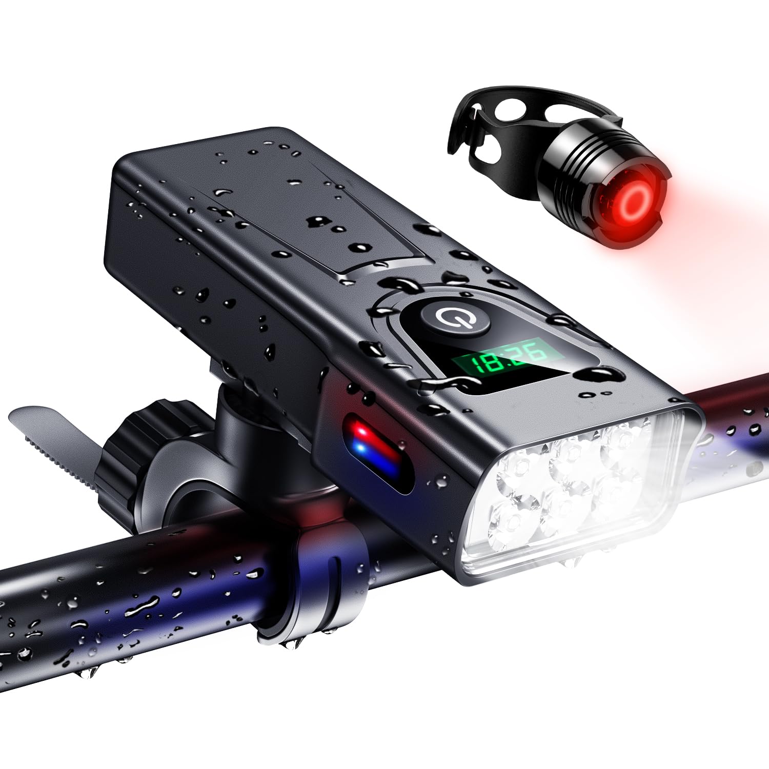 Rechargeable Bicycle Light Powerful 5200mAh Large 1000 High Side Visibility Bicycle 5 IPX6 Mobile LED Battery Level Easy Suitable for Cross Road Night чёрный
Rechargeable Bicycle Light Powerful 5200mAh Large 1000 High Side Visibility Bicycle 5 IPX6 Mobile LED Battery Level Easy Suitable for Cross Road Night чёрный