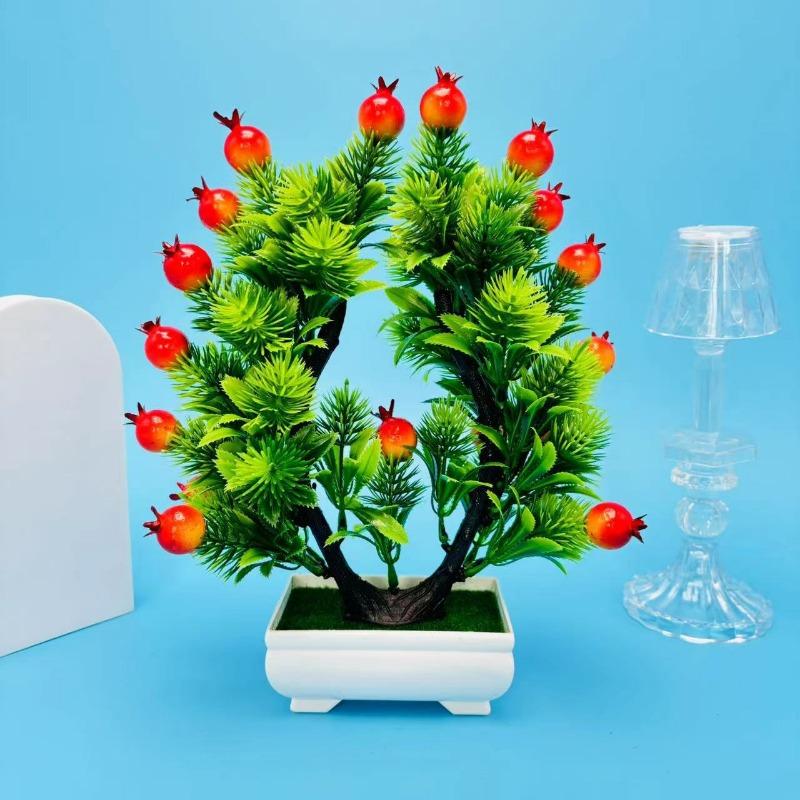 17 Бонсай в форме сердца с фруктами - Миниатюрное фруктовое дерево бонсай Orange-red pomegranate
17 Бонсай в форме сердца с фруктами - Миниатюрное фруктовое дерево бонсай Orange-red pomegranate