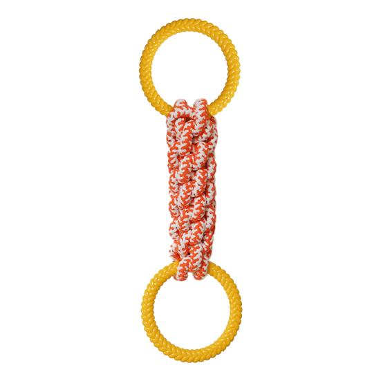 Pet Cotton Rope Dog Toys with Double-Ring Handle for Teeth Grinding, Gum Massage Chew Toy for Dogs Healthy Gift жёлтый
Pet Cotton Rope Dog Toys with Double-Ring Handle for Teeth Grinding, Gum Massage Chew Toy for Dogs Healthy Gift жёлтый