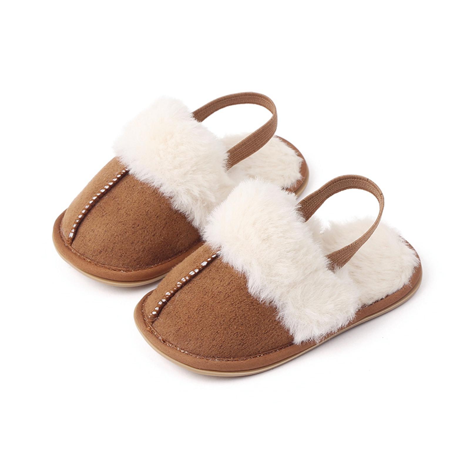 Fluffy Baby Slides Slippers Soft Plush Warm Non Slip House Shoes for Toddlers Boys Girls Winter Indoor Outdoor 0-6 Months коричневый
Fluffy Baby Slides Slippers Soft Plush Warm Non Slip House Shoes for Toddlers Boys Girls Winter Indoor Outdoor 0-6 Months коричневый