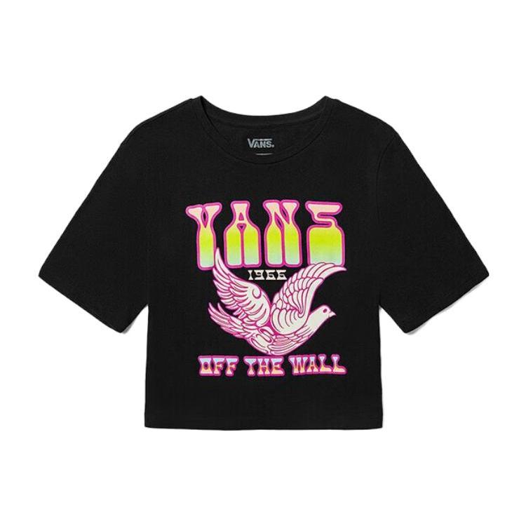 New Vans Dove Crop Crew T Shirts Women s Black VN0003MBBLK L
New Vans Dove Crop Crew T Shirts Women s Black VN0003MBBLK L
