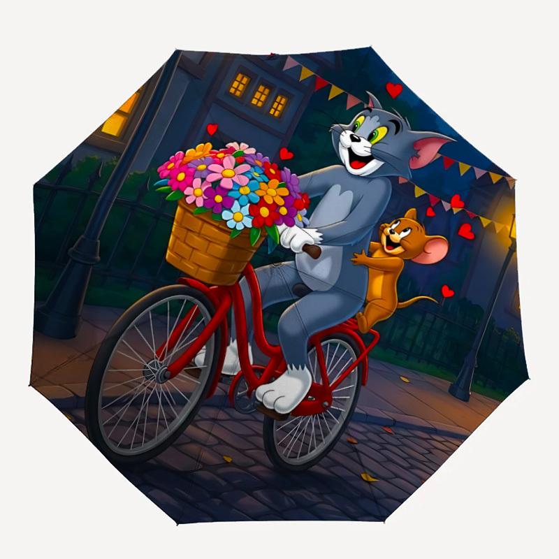1pc Tom Jerry Automatic Open/close Umbrella, Heavy-Duty Iron Frame, Folding Portable Design, Travel, Everyday Use180
1pc Tom Jerry Automatic Open/close Umbrella, Heavy-Duty Iron Frame, Folding Portable Design, Travel, Everyday Use180