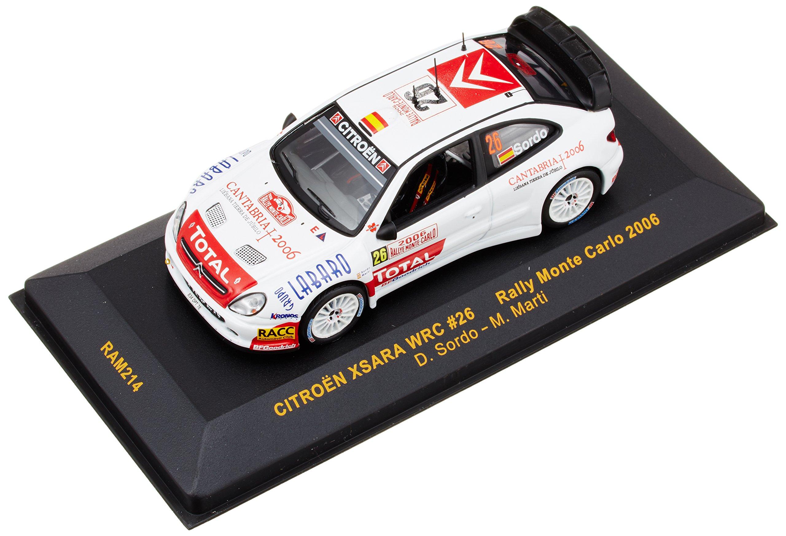 Ixo Citroen Xsara WRC06 WRC Ралли Монте-Карло 8 место Сордо Завершенное изделие 1/43 #26 D. (ОЗУ214)
Ixo Citroen Xsara WRC06 WRC Ралли Монте-Карло 8 место Сордо Завершенное изделие 1/43 #26 D. (ОЗУ214)