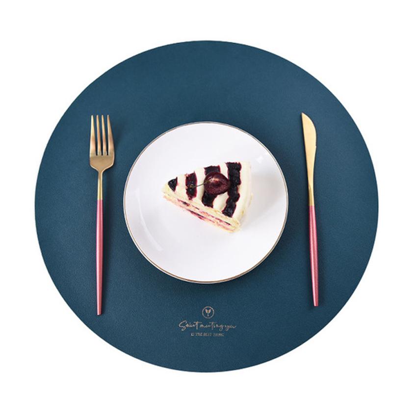 2Pcs/Lot Round PU Leather Placemat Waterproof Dining Table Mat Kitchen Table Oil-Proof Placemats Disc Pads Bowl Pad Coaster Set
2Pcs/Lot Round PU Leather Placemat Waterproof Dining Table Mat Kitchen Table Oil-Proof Placemats Disc Pads Bowl Pad Coaster Set