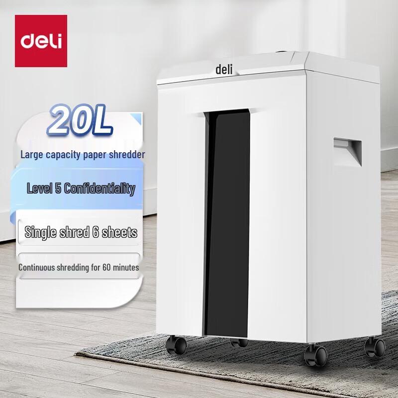 Deli P-5 High-Security Office Shredder CN plug (adapter included)
Deli P-5 High-Security Office Shredder CN plug (adapter included)