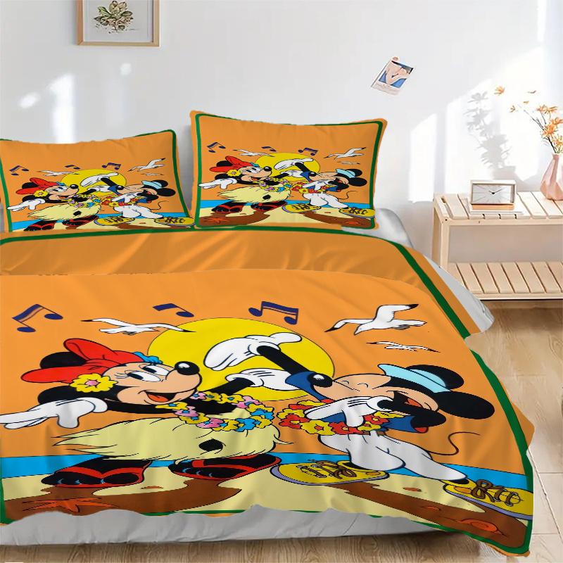 3pcs Mickey & Minnie Mouse Hawaiian Luau Dance Printed Quilt Set - Soft and Comfortable Quilt Cover for Bedroom, Guest Room and Dormitory Decorat 135x200cm
3pcs Mickey & Minnie Mouse Hawaiian Luau Dance Printed Quilt Set - Soft and Comfortable Quilt Cover for Bedroom, Guest Room and Dormitory Decorat 135x200cm