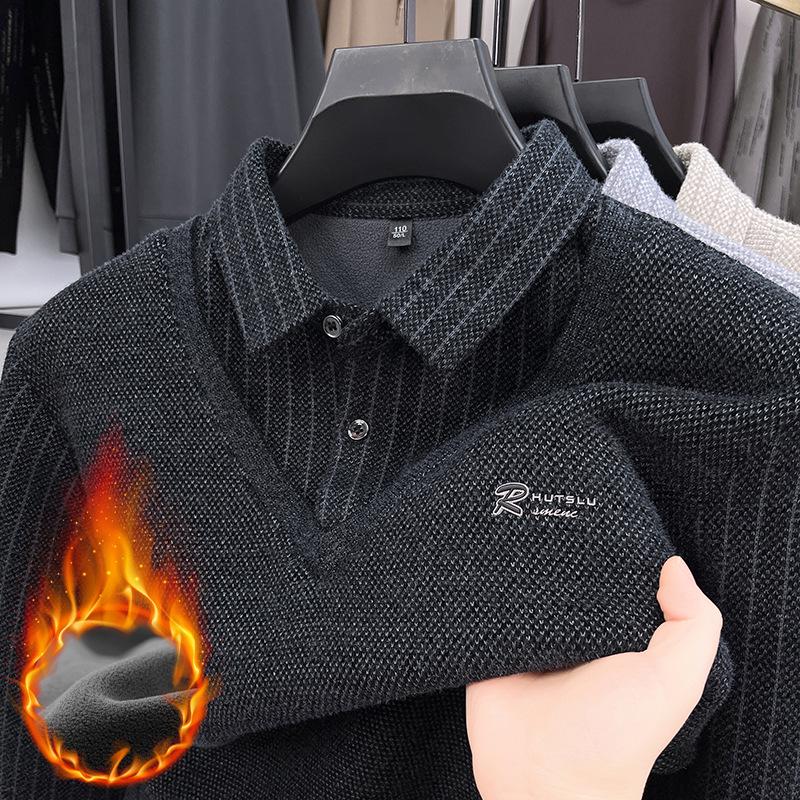 Men s Thickened Lapel Two-Piece Sweater: Winter Plus Velvet Warm Knitwear for Middle-Aged Men 175/XL (Recommended: 125-135 kg) чорний
Men s Thickened Lapel Two-Piece Sweater: Winter Plus Velvet Warm Knitwear for Middle-Aged Men 175/XL (Recommended: 125-135 kg) чорний