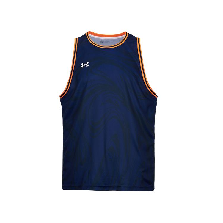 Under Armour Breathable Quick-Dry Comfortable Sleeveless Basketball Jersey Men tops Dark-Blue Orange 25500128-409 M
Under Armour Breathable Quick-Dry Comfortable Sleeveless Basketball Jersey Men tops Dark-Blue Orange 25500128-409 M