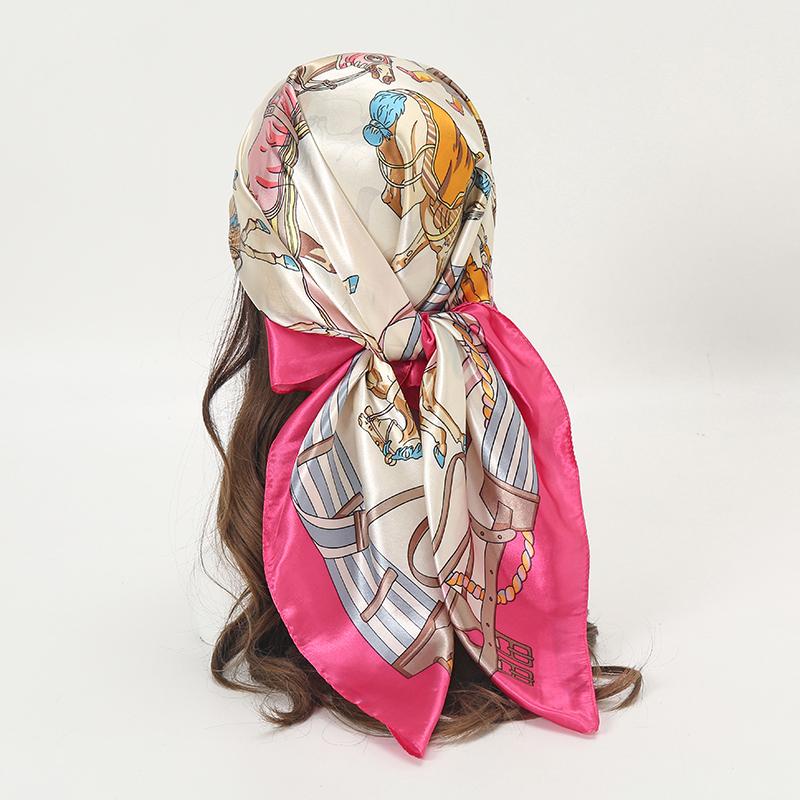 90*90CM Square Silk Scarves Women Hijab Shawls Fashion Horse Print Kerchief Femme Headband Scarf Foulard Bandana Beach Pareo 90x90 cm
90*90CM Square Silk Scarves Women Hijab Shawls Fashion Horse Print Kerchief Femme Headband Scarf Foulard Bandana Beach Pareo 90x90 cm
