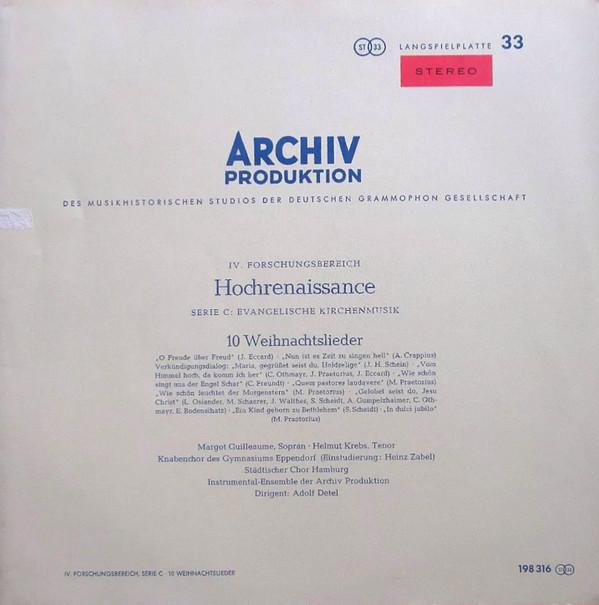 Виниловая пластинка MARGOT GUILLEAUME HELMUT KREBS KN 10 Weihnachtslieder 198316 Archiv Produkti 1962 Германия Классика Б/у
Виниловая пластинка MARGOT GUILLEAUME HELMUT KREBS KN 10 Weihnachtslieder 198316 Archiv Produkti 1962 Германия Классика Б/у