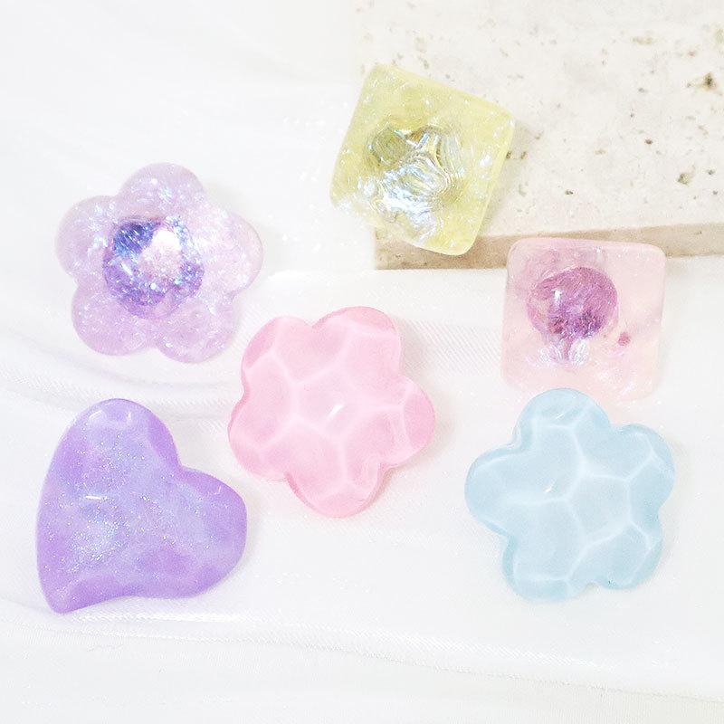 Children S Clothing Resin Button Transparent Pattern Button Cute Star Love Button Colored Corrugated Foot Sewn Button CC08 purple heart
Children S Clothing Resin Button Transparent Pattern Button Cute Star Love Button Colored Corrugated Foot Sewn Button CC08 purple heart