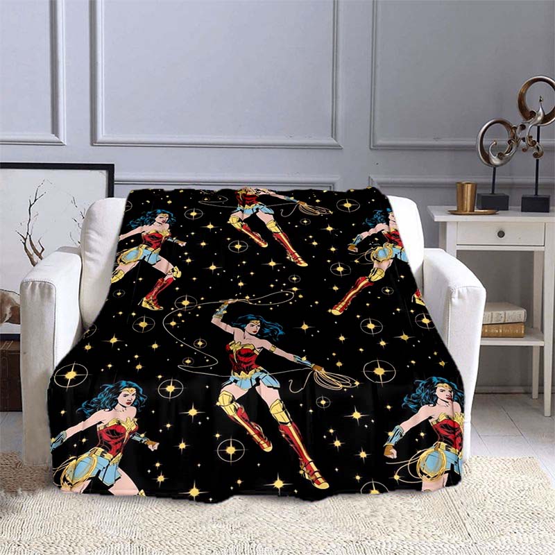 The new Wonder Woman print blanket is a warm and comfortable flannel blanket, suitable for bedrooms, sofas, beds, chairs, picnic 75x90cm
The new Wonder Woman print blanket is a warm and comfortable flannel blanket, suitable for bedrooms, sofas, beds, chairs, picnic 75x90cm