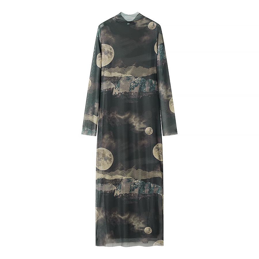 2025 Spring Women s Tie-Dye Long-Sleeve Loose Casual Mesh Dress with Semi-High Neck Small
2025 Spring Women s Tie-Dye Long-Sleeve Loose Casual Mesh Dress with Semi-High Neck Small