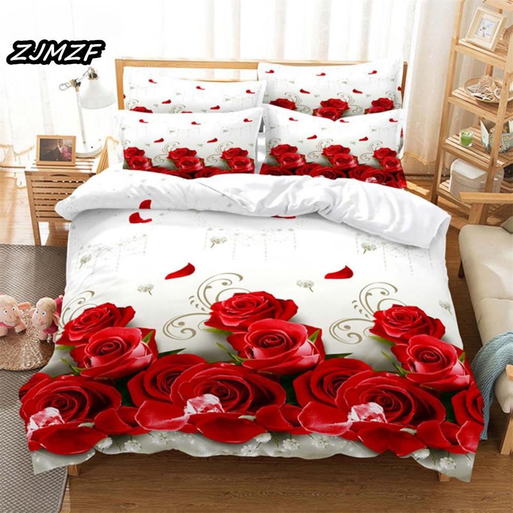 3D Red Rose Duvet Cover King Size Bedding Set for Wedding Marriage Valentine Day Double Bedroom Decor 70x133cm 2pcs
3D Red Rose Duvet Cover King Size Bedding Set for Wedding Marriage Valentine Day Double Bedroom Decor 70x133cm 2pcs