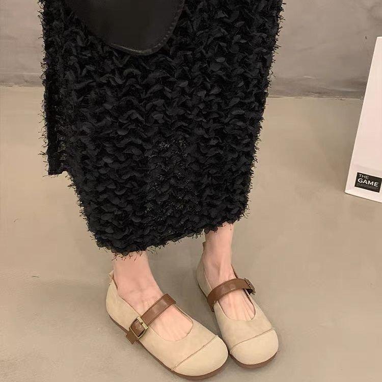 2025 Новые Весенние Женские Ретро Французские Кожаные Балетки Мэри Джейн - Мягкая Подошва 35 грязно-белый
2025 Новые Весенние Женские Ретро Французские Кожаные Балетки Мэри Джейн - Мягкая Подошва 35 грязно-белый