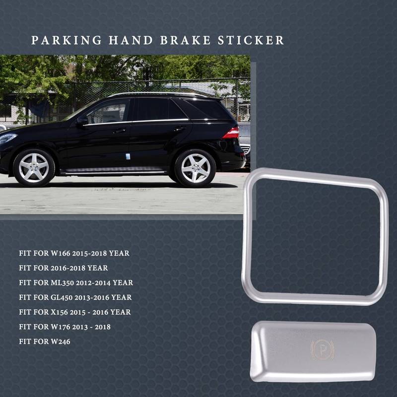 Car Parking Hand Brake Sticker P Button Brake Switch Frame Cover Trim For Benz ML350 GL450 AMG W166 W176 W246 X156-M53K срібний
Car Parking Hand Brake Sticker P Button Brake Switch Frame Cover Trim For Benz ML350 GL450 AMG W166 W176 W246 X156-M53K срібний