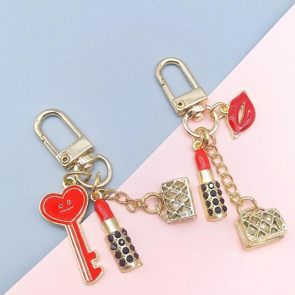 Black Rhinestones Lipstick Bag Pendant Charms for Women Lip Key Chain Creative Key Chain Female style 7
Black Rhinestones Lipstick Bag Pendant Charms for Women Lip Key Chain Creative Key Chain Female style 7