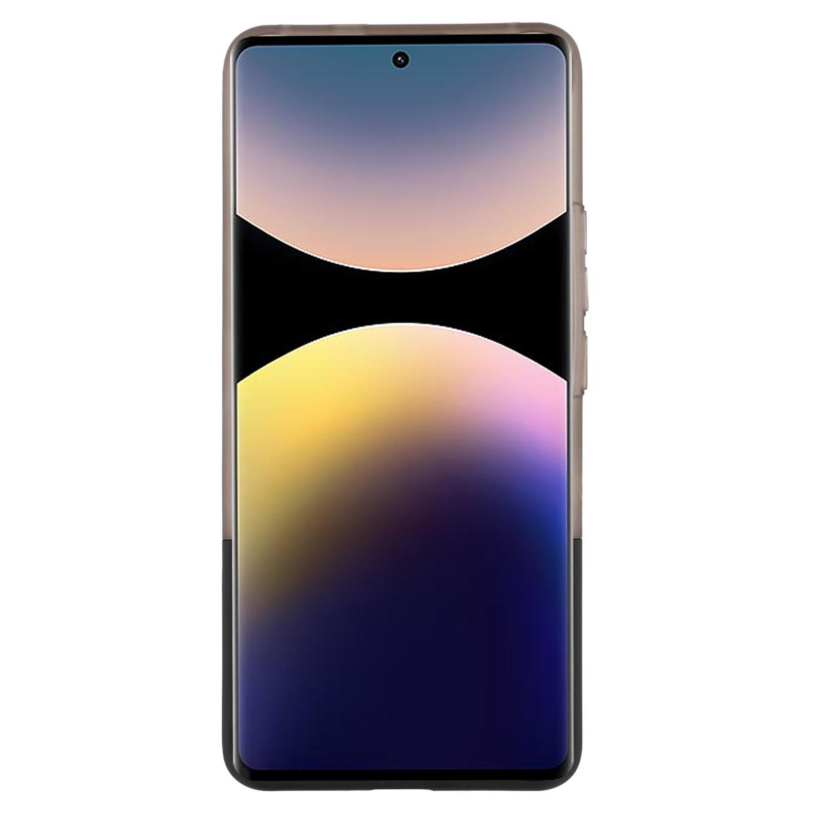 For Xiaomi Redmi Note 14 Pro 5G Case Dual Color Splicing Matte PC Phone Cover Large Camera Cutout Transparent Grey+Grey
For Xiaomi Redmi Note 14 Pro 5G Case Dual Color Splicing Matte PC Phone Cover Large Camera Cutout Transparent Grey+Grey