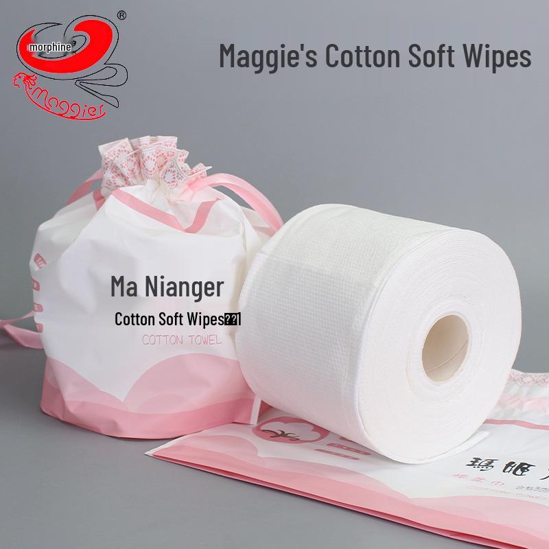 Салфетки для умывания Maggie s Soft Cotton, ширина 10 см - Одноразовые, нетканый косметический рулон
Салфетки для умывания Maggie s Soft Cotton, ширина 10 см - Одноразовые, нетканый косметический рулон
