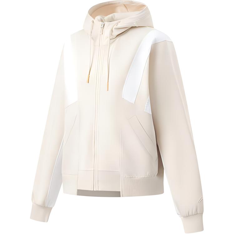 Li-Ning Fitness Series Color Block Zip-Up Hooded Comfortable Breathable Loose Sports Windbreaker Women outerwear Gravel-Gray Standard-White AFDU294-6 L
Li-Ning Fitness Series Color Block Zip-Up Hooded Comfortable Breathable Loose Sports Windbreaker Women outerwear Gravel-Gray Standard-White AFDU294-6 L