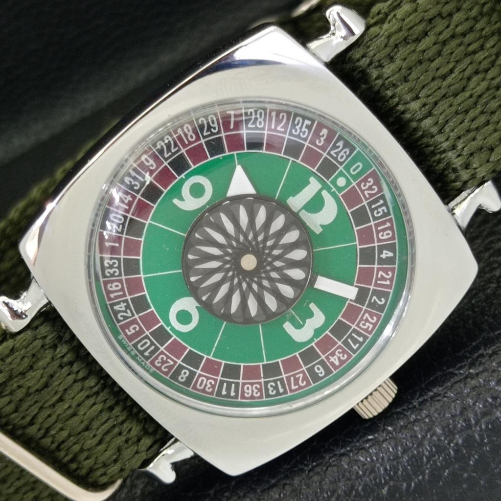 REFURBISHED HAND-WINDING ART DECO SWISS MENS GREEN COLOR DIAL WATCH a431204-2 R106-a431204
REFURBISHED HAND-WINDING ART DECO SWISS MENS GREEN COLOR DIAL WATCH a431204-2 R106-a431204