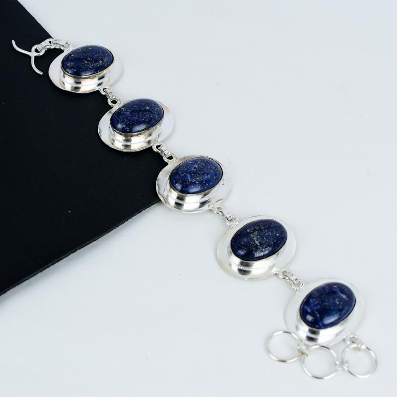 Natural Lapis Lazuli Gemstone Handmade 925 Sterling Silver Bracelet, Lapis Lazuli Bracelet For Wife , Unisex Bracelet, Engagement Gifts 8 синій
Natural Lapis Lazuli Gemstone Handmade 925 Sterling Silver Bracelet, Lapis Lazuli Bracelet For Wife , Unisex Bracelet, Engagement Gifts 8 синій