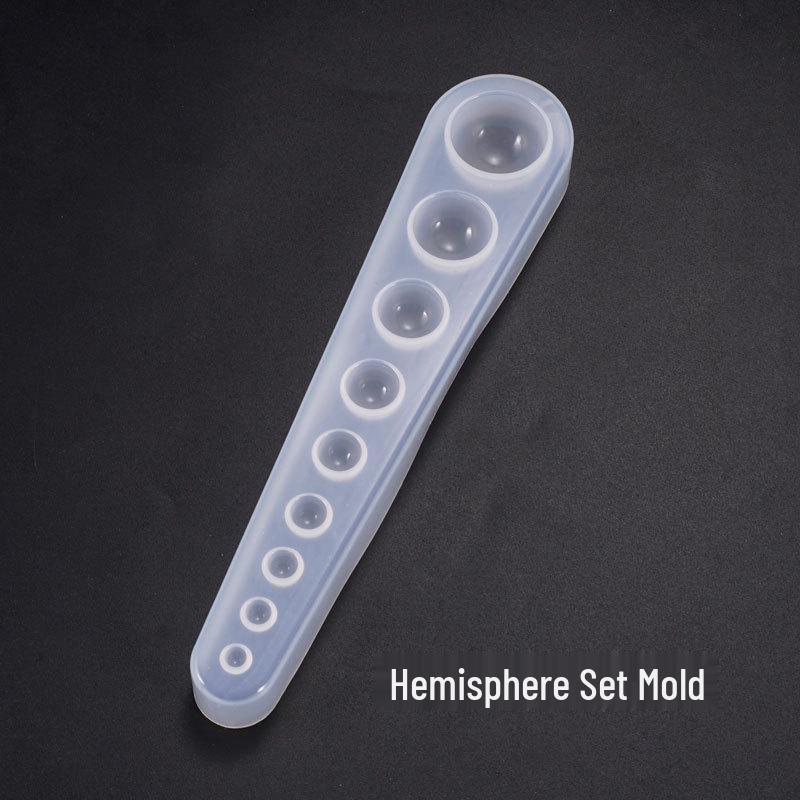 Poppy DIY Multi-Size Hemisphere Silicone Resin Mold Set for Pendants and Ornaments.
Poppy DIY Multi-Size Hemisphere Silicone Resin Mold Set for Pendants and Ornaments.
