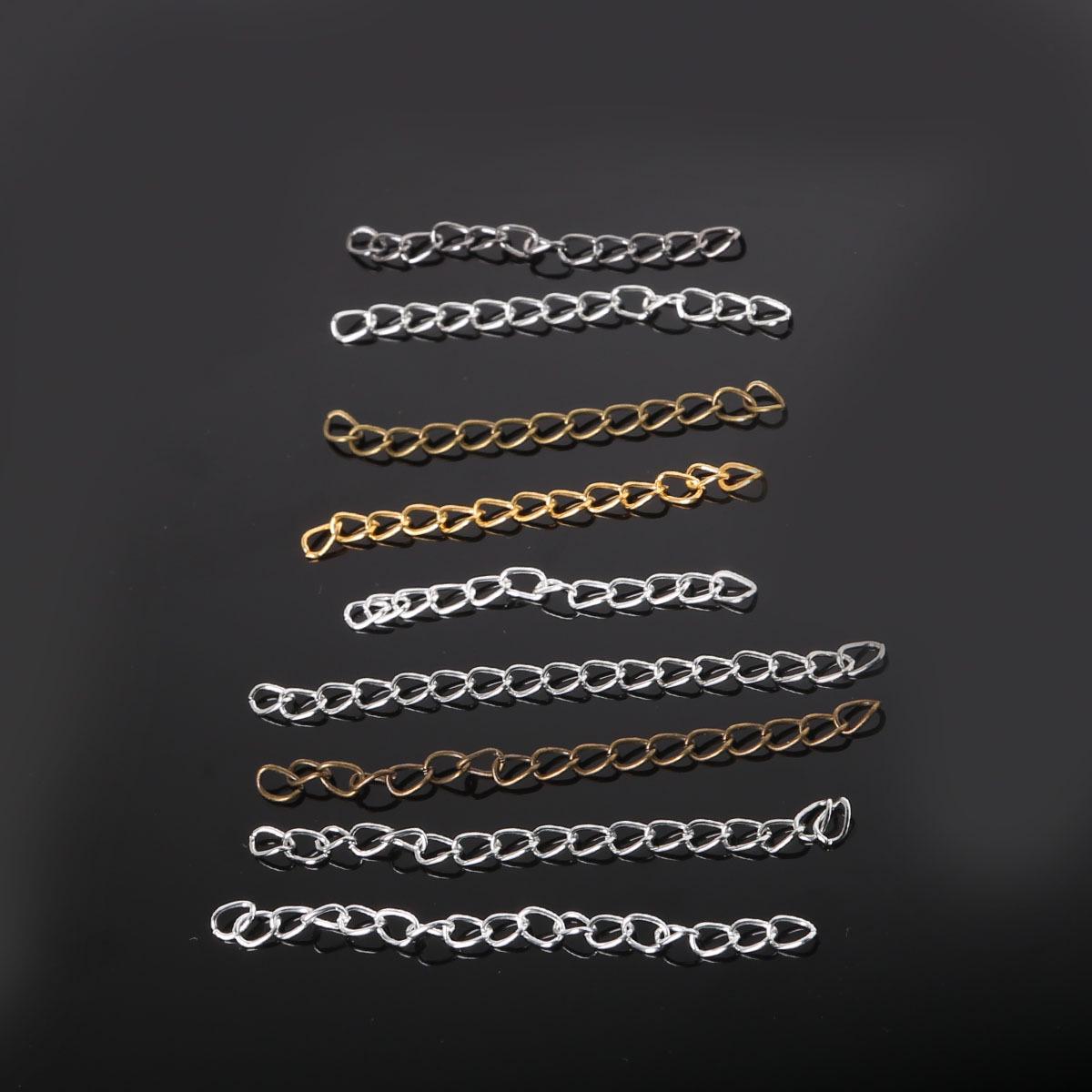 Adjustable Beaded Extension Chain for DIY Jewelry & Accessories Iron Extension Chain - 100 pieces/pack
Adjustable Beaded Extension Chain for DIY Jewelry & Accessories Iron Extension Chain - 100 pieces/pack