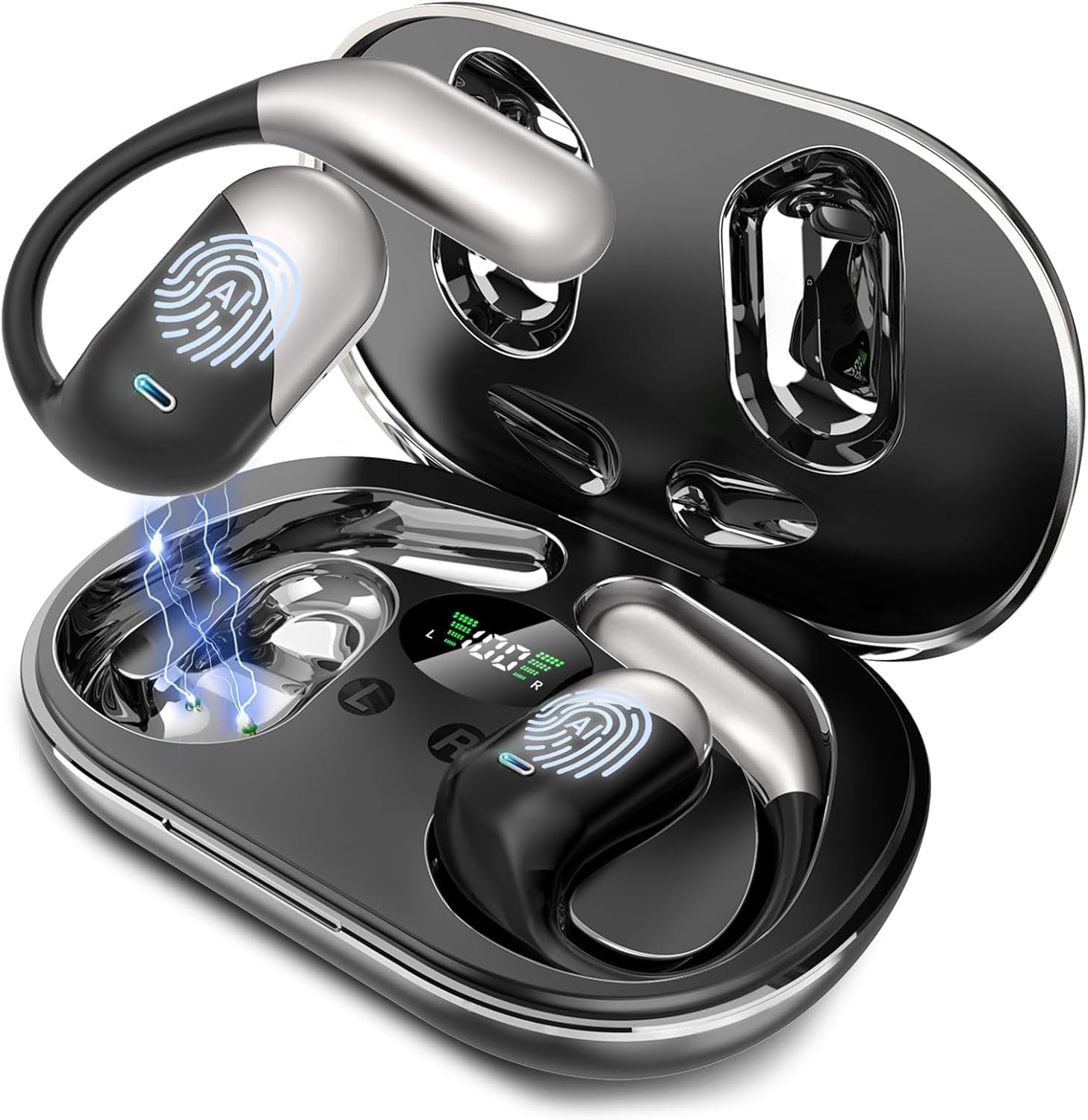 Paekole Break Down Language Barriers AI Simultaneous Interpretation Earphones with 198 Languages, Real-Time Two-Way Translation, Open Ear, Bluetooth
Paekole Break Down Language Barriers AI Simultaneous Interpretation Earphones with 198 Languages, Real-Time Two-Way Translation, Open Ear, Bluetooth