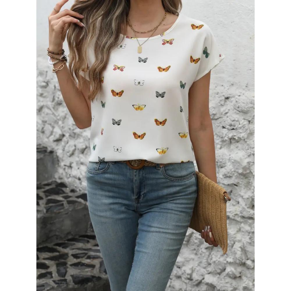 Женская повседневная футболка, летняя футболка с круглым вырезом, с короткими рукавами, с принтом пчелы и цветов, уличная женская мода, одежда больших размеров 6XL
Женская повседневная футболка, летняя футболка с круглым вырезом, с короткими рукавами, с принтом пчелы и цветов, уличная женская мода, одежда больших размеров 6XL