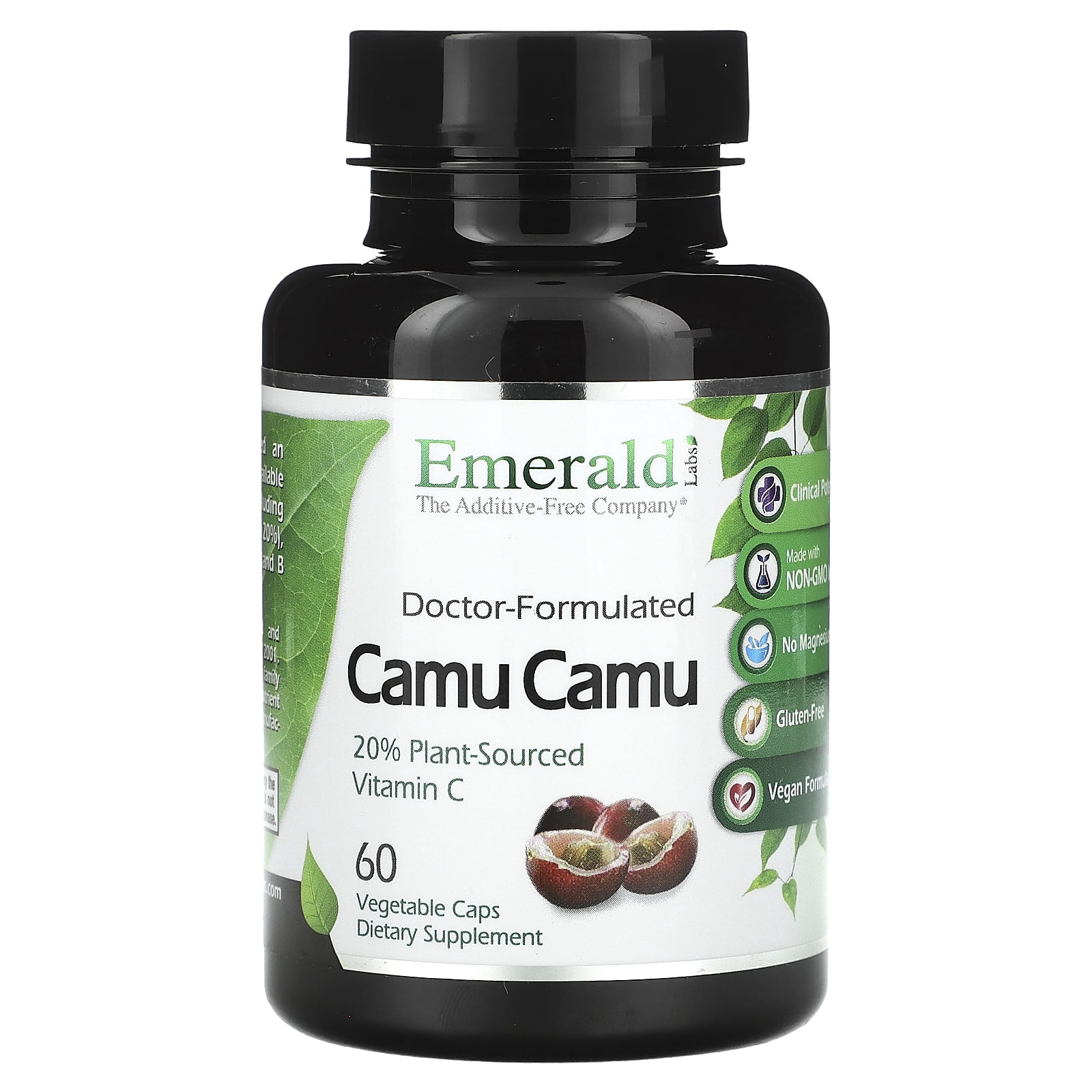Emerald Laboratories, Camu Camu, 60 Veggie Capsules
Emerald Laboratories, Camu Camu, 60 Veggie Capsules
