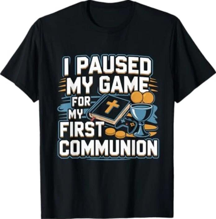 My first communion video game controller gifts boys girls T-Shirt L
My first communion video game controller gifts boys girls T-Shirt L
