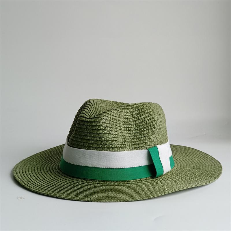 Panama Straw Hat Spring and Summer Elastic Webbing Ribbon Korean Style Hat for Men and Women Jazz Hat Panamahat 55-58CM
Panama Straw Hat Spring and Summer Elastic Webbing Ribbon Korean Style Hat for Men and Women Jazz Hat Panamahat 55-58CM