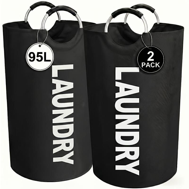 1-Pack large laundry basket | Foldable, with bracket, high-quality half-ring handle design
1-Pack large laundry basket | Foldable, with bracket, high-quality half-ring handle design