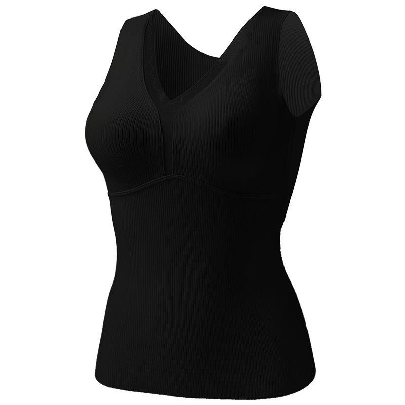 Women s Seamless Thermal Underwear with Built-in Bra – High-Quality Autumn/Winter Warm Vest M fits 85-100 jin
Women s Seamless Thermal Underwear with Built-in Bra – High-Quality Autumn/Winter Warm Vest M fits 85-100 jin