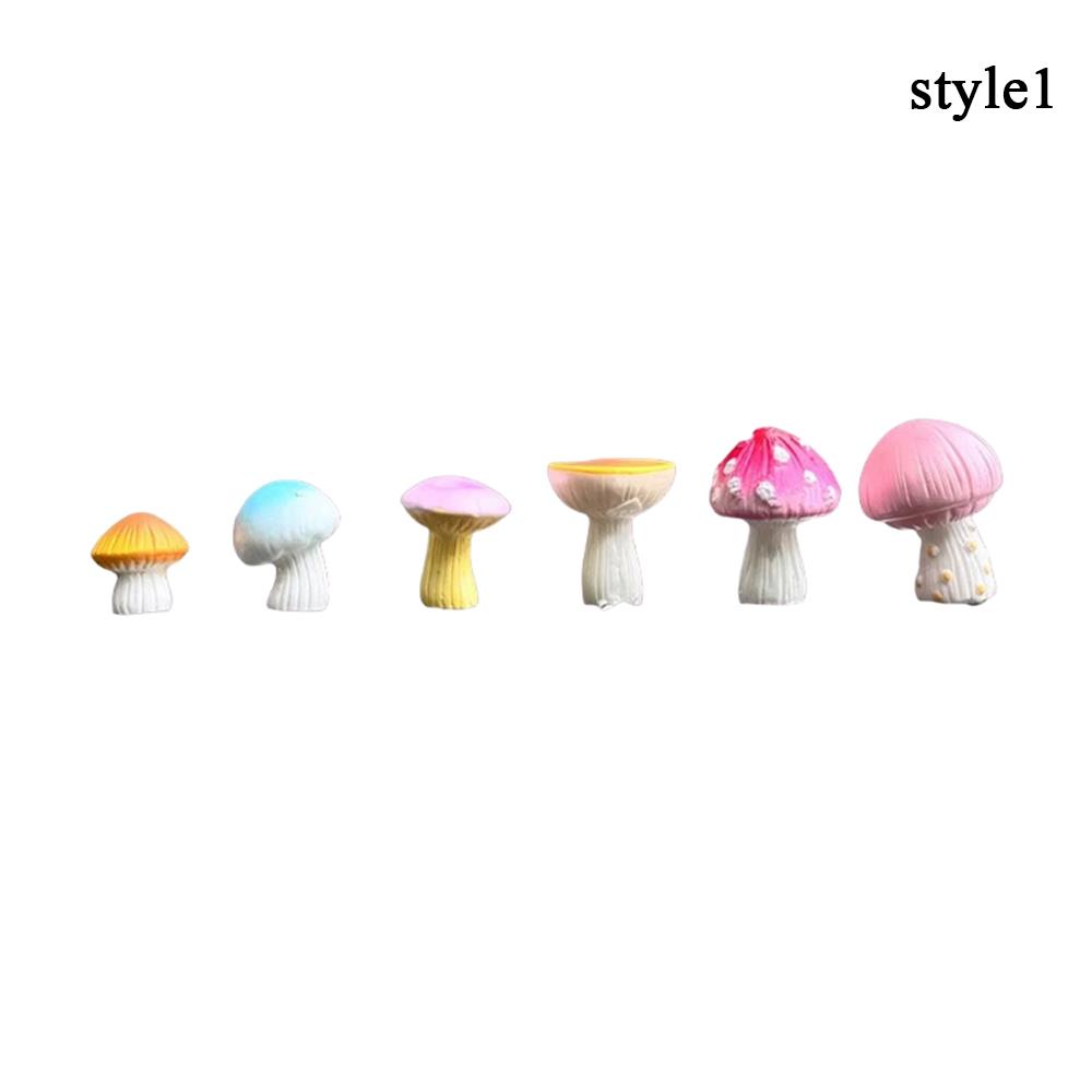 6PCS Mini Resin Mushroom Ornament Garden Bonsai Potted Decor Car Desk Computer Accessories Plant Bonsai Craft Decor Ornament Kit
6PCS Mini Resin Mushroom Ornament Garden Bonsai Potted Decor Car Desk Computer Accessories Plant Bonsai Craft Decor Ornament Kit
