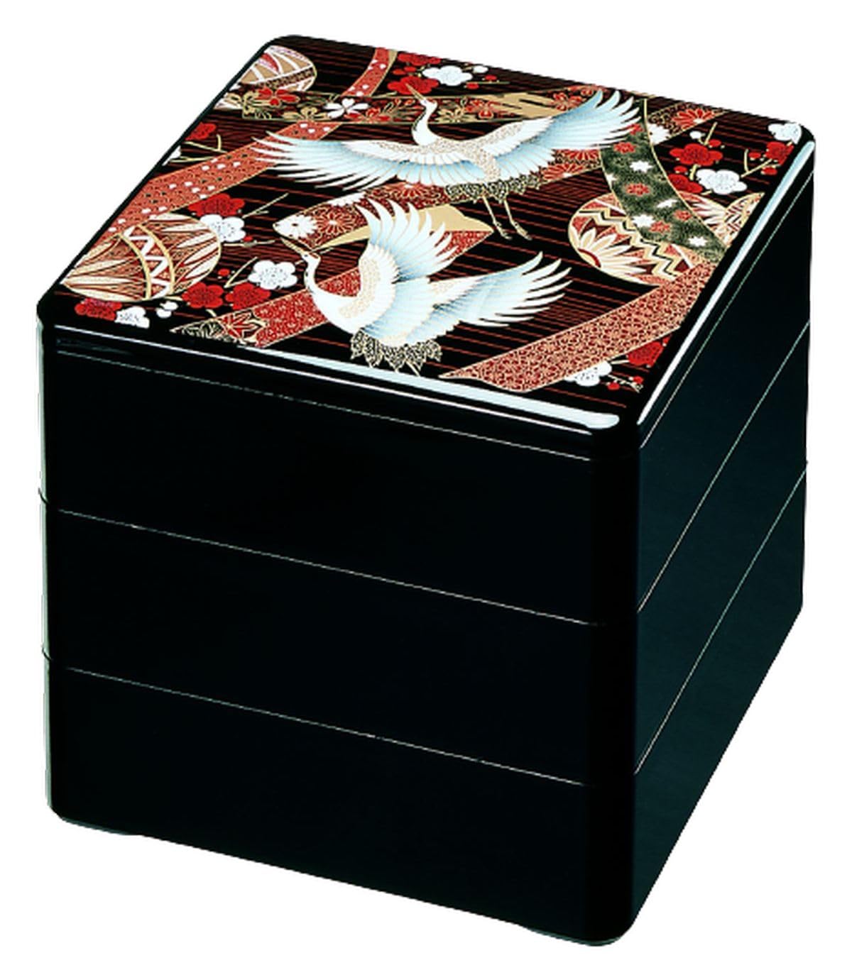 Recreational Bento Box Made in Japan 3 Tiers Dimensions Deep Heavy Black Temari Crane x x J-kitchens (Bento Box) 7.5 22.6cm 22.6cm 21.1cm
Recreational Bento Box Made in Japan 3 Tiers Dimensions Deep Heavy Black Temari Crane x x J-kitchens (Bento Box) 7.5 22.6cm 22.6cm 21.1cm