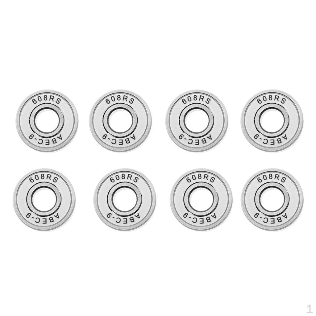 Підшипники для роликових ковзанів Abec 9 608RS_28x8x7mm
Підшипники для роликових ковзанів Abec 9 608RS_28x8x7mm