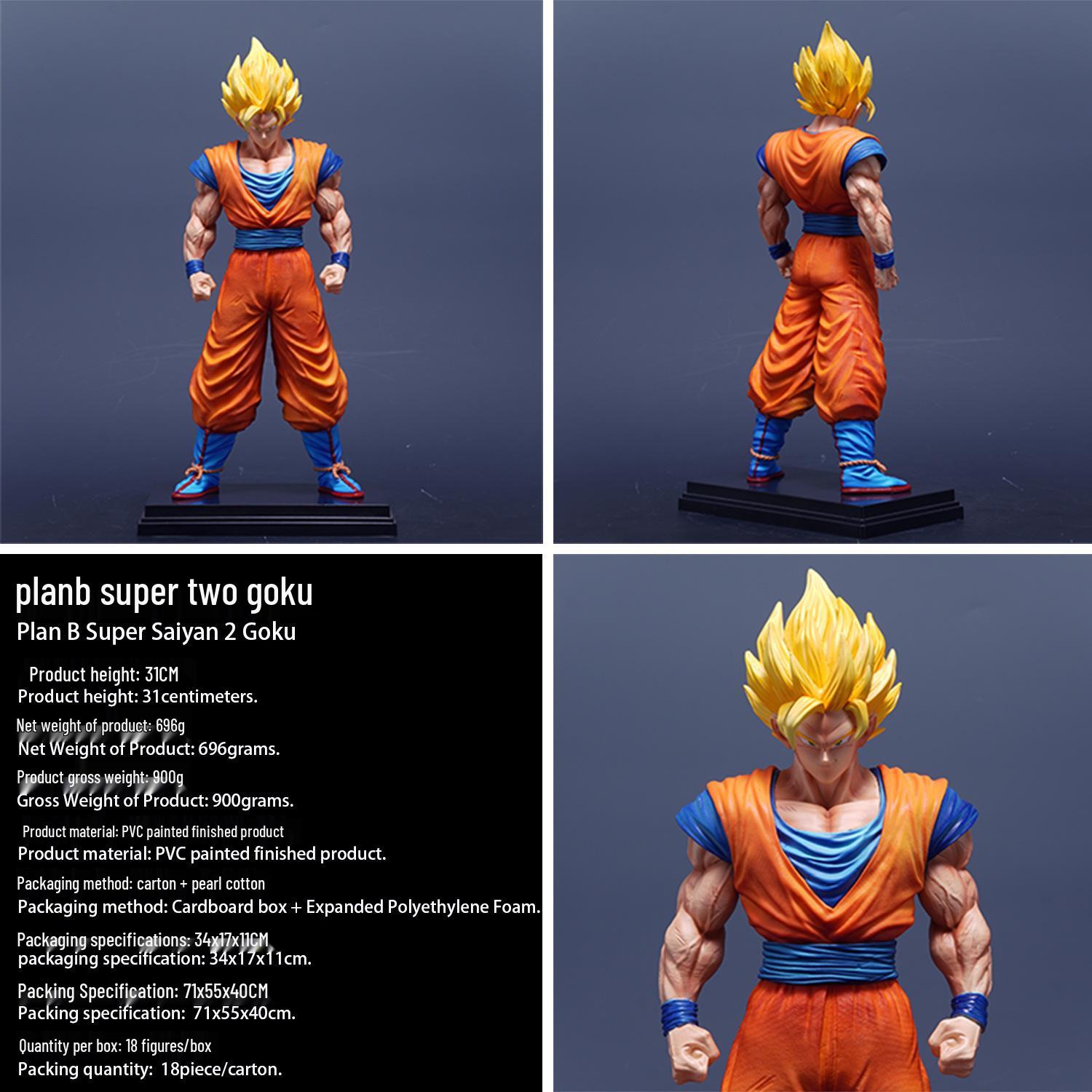 Planb Super Saiyan 2 Goku Dragon Ball Figure Ornament Statue Model
Planb Super Saiyan 2 Goku Dragon Ball Figure Ornament Statue Model
