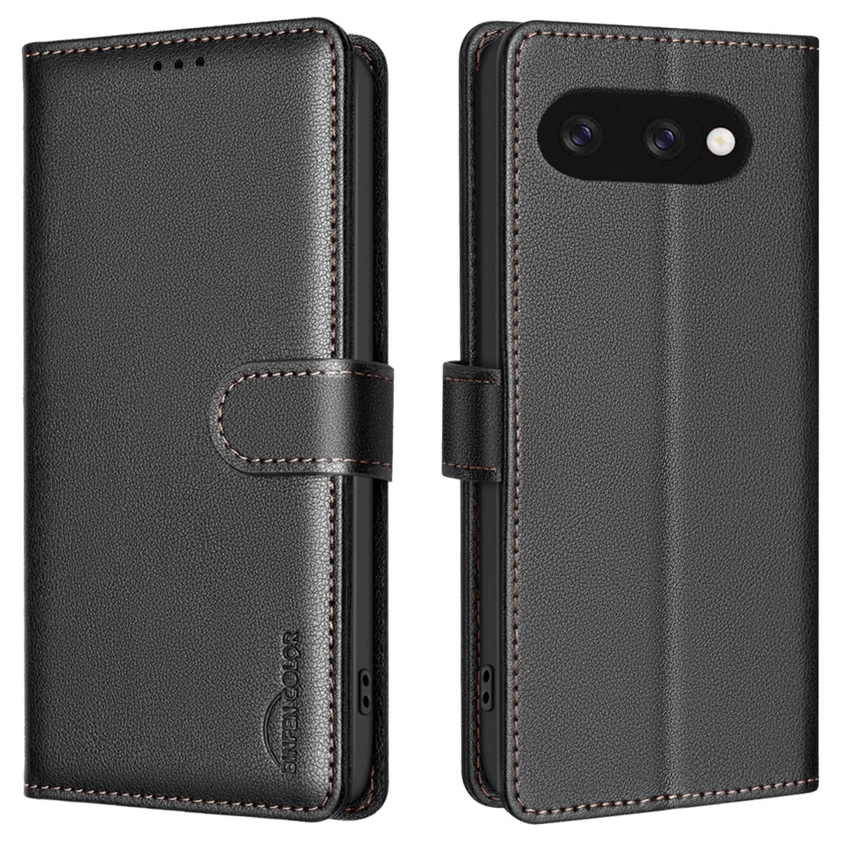 BINFEN COLOR BF32 Для Google Pixel 9a Шкіряний чохол-гаманець з RFID-блокуванням Чохол для телефону Black
BINFEN COLOR BF32 Для Google Pixel 9a Шкіряний чохол-гаманець з RFID-блокуванням Чохол для телефону Black