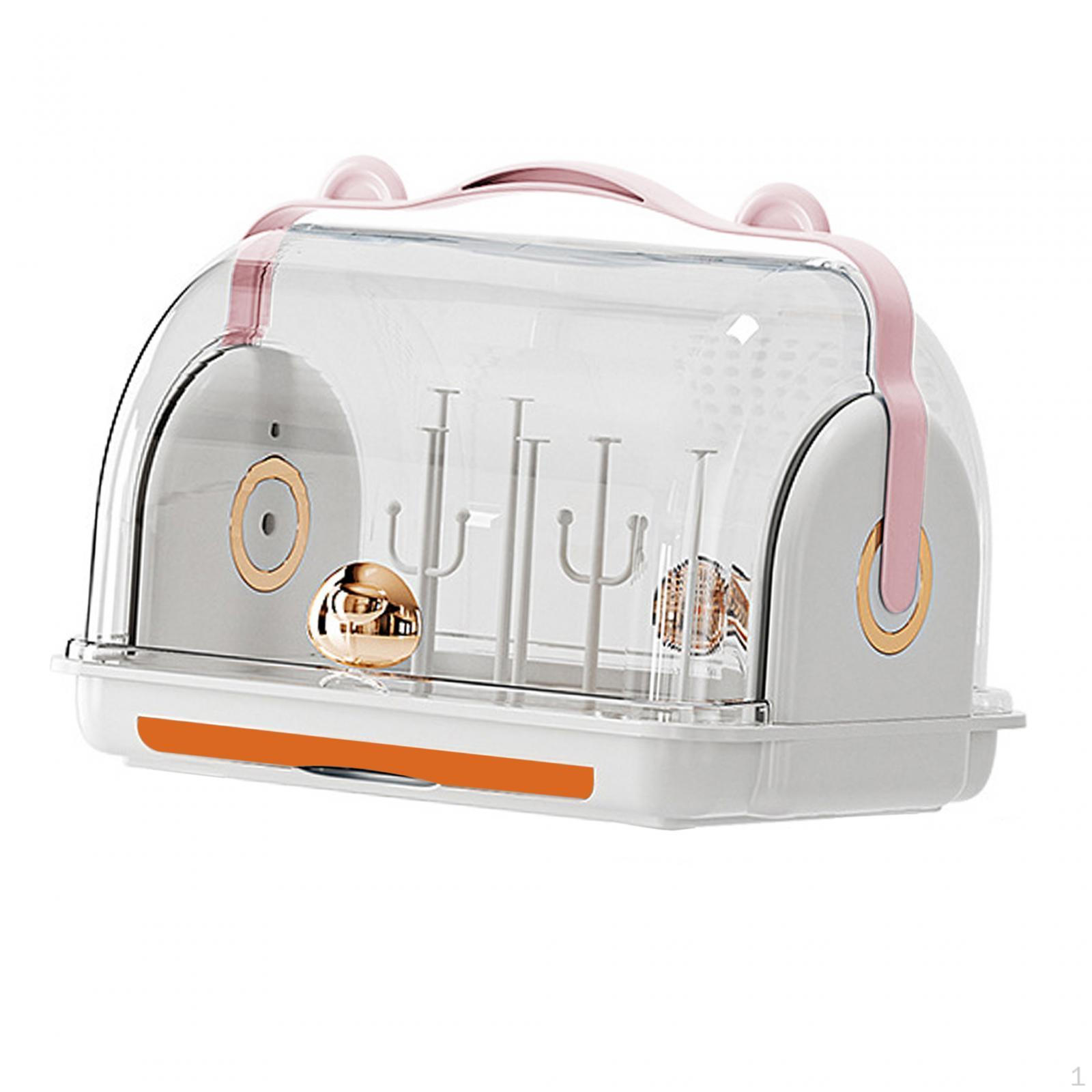 Baby Bottle Drainer Rack Holder, Countertop Dryer, Dustproof ,Nursing Storage Box with помаранчевий
Baby Bottle Drainer Rack Holder, Countertop Dryer, Dustproof ,Nursing Storage Box with помаранчевий
