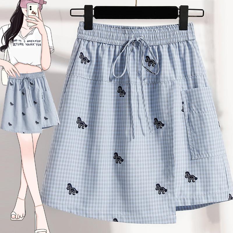 DIMANAF 2026 Spring Summer Plus Size Women Skirt Pants Elastic Waist Oversize Loose Casual Shorts Cotton Print Plaid 5XL синій
DIMANAF 2026 Spring Summer Plus Size Women Skirt Pants Elastic Waist Oversize Loose Casual Shorts Cotton Print Plaid 5XL синій