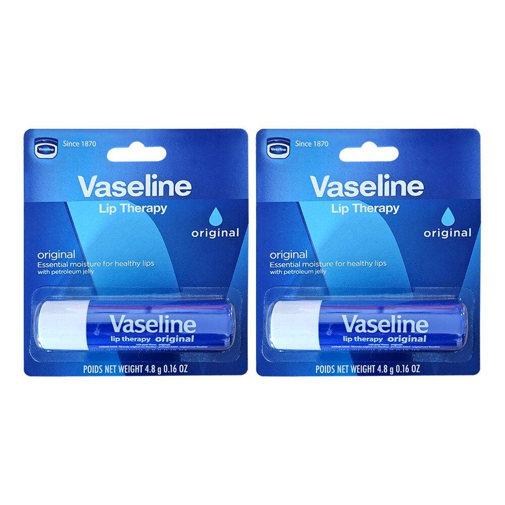 Vaseline Lip Therapy Original Care Lip Balm Lip Gloss Stick 4.8g 2 individually wrapped
Vaseline Lip Therapy Original Care Lip Balm Lip Gloss Stick 4.8g 2 individually wrapped