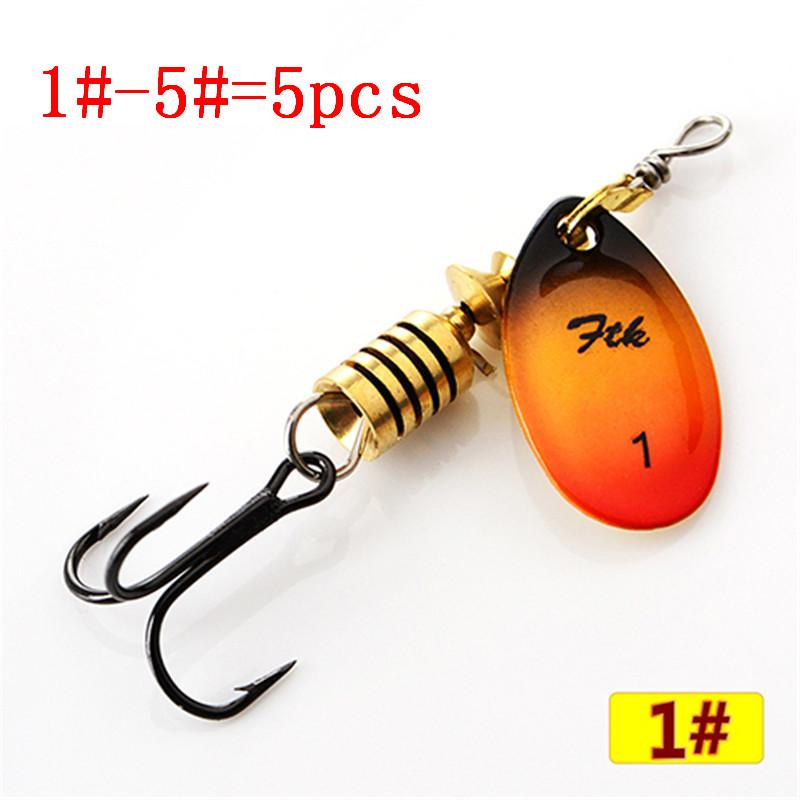 Риболовна блешня Mepps FTK 1/5 шт. Різні кольори басових приманок Size 1-5-5pcs помаранчевий
Риболовна блешня Mepps FTK 1/5 шт. Різні кольори басових приманок Size 1-5-5pcs помаранчевий