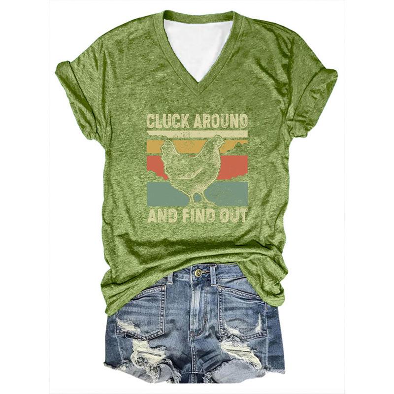 Trendy new women s short sleeved fashion trend loose casual V-neck T-shirt women s 3D digital printing S
Trendy new women s short sleeved fashion trend loose casual V-neck T-shirt women s 3D digital printing S