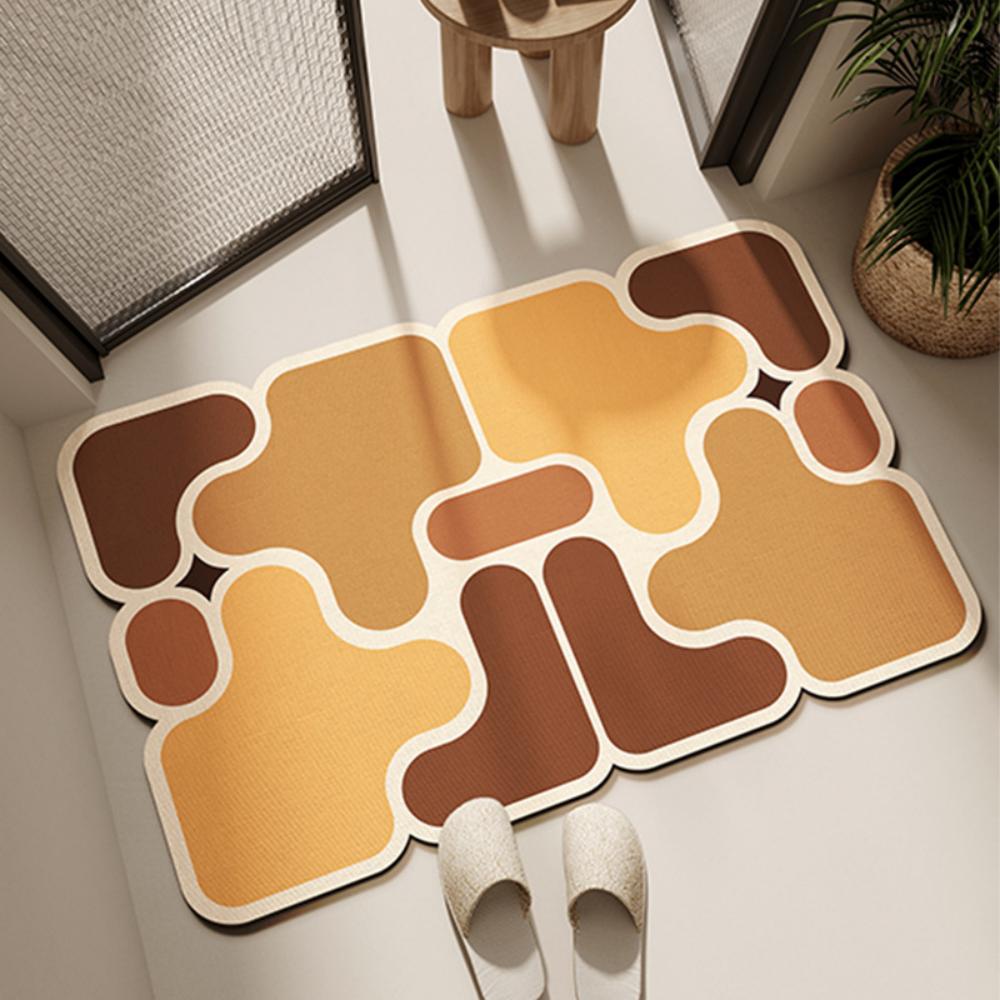 VIKAMA Italian bathroom floor mat diatom mud water-absorbing bathroom and toilet anti-slip quick-drying mat for home decoration 40X60CM
VIKAMA Italian bathroom floor mat diatom mud water-absorbing bathroom and toilet anti-slip quick-drying mat for home decoration 40X60CM