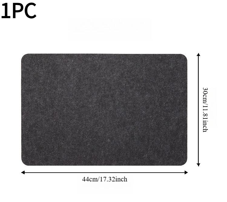 1PC hot-selling felt coaster placemat air fryer heat-resistant insulation mat countertop oven silicone protective mat 44*30cm чёрный
1PC hot-selling felt coaster placemat air fryer heat-resistant insulation mat countertop oven silicone protective mat 44*30cm чёрный