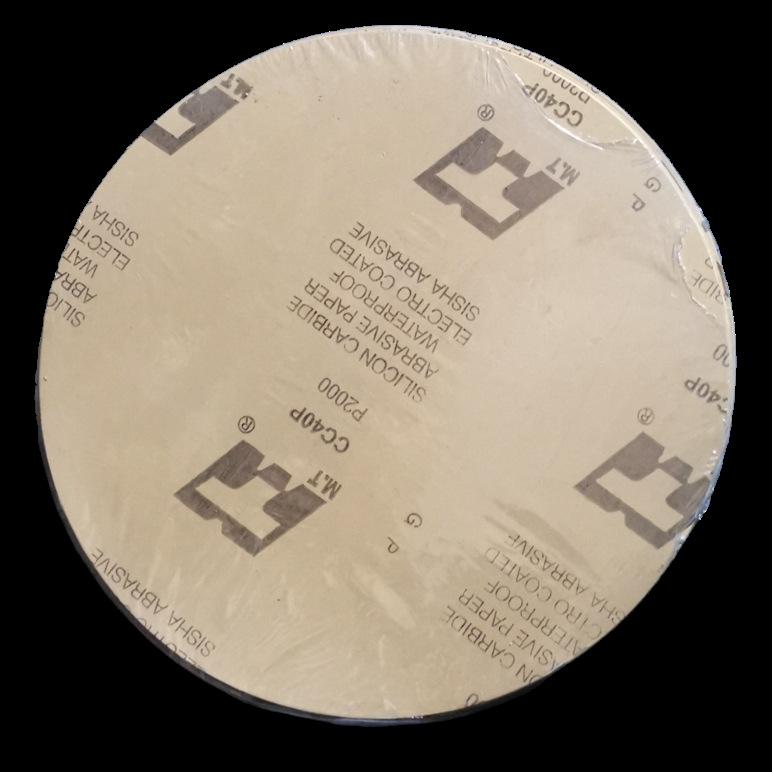 250mm Waterproof Metallographic Sandpaper for Dry/Wet Use - No Glue, Polishing & Grinding.
250mm Waterproof Metallographic Sandpaper for Dry/Wet Use - No Glue, Polishing & Grinding.