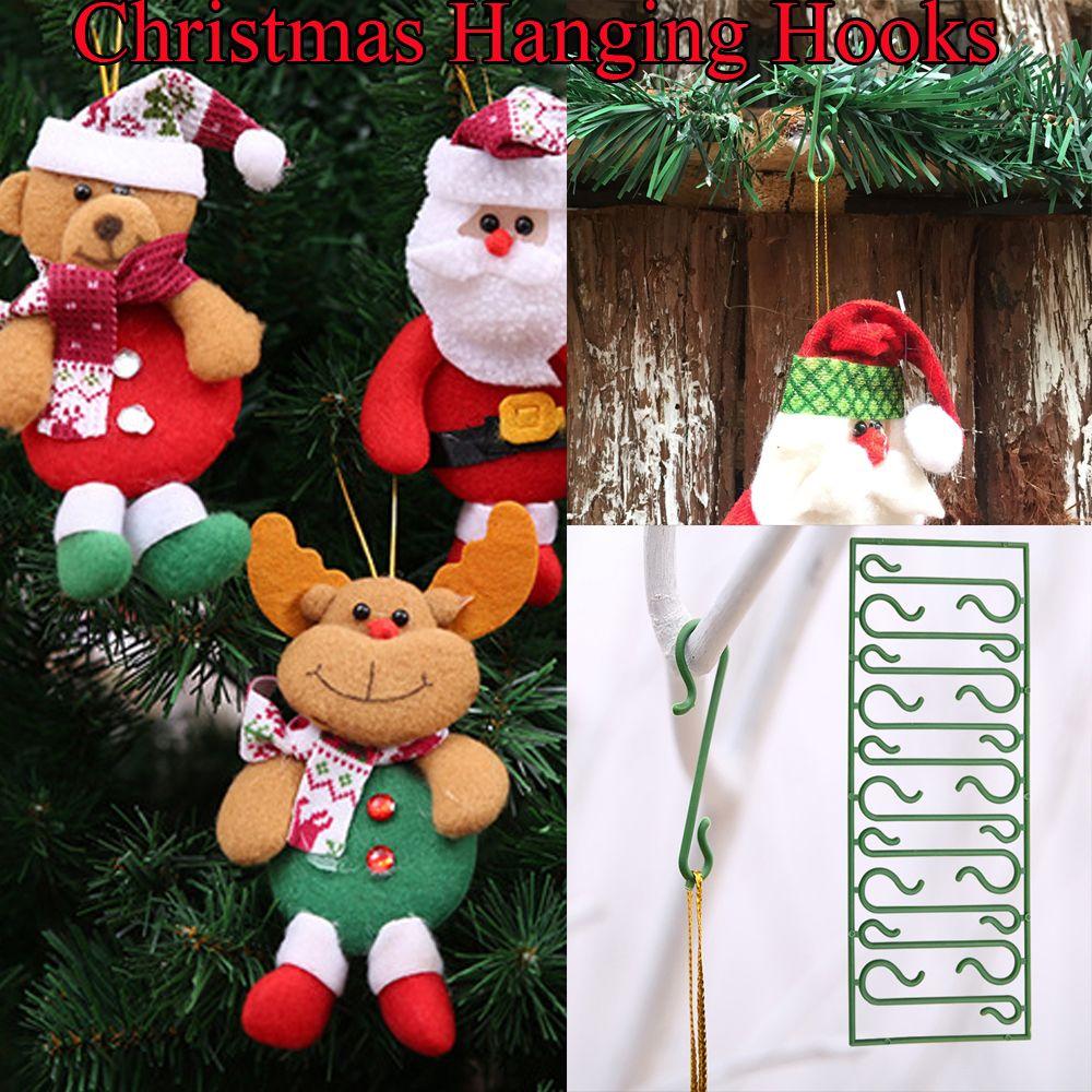 Plastic Christmas Tree Santa Claus Dolls Christmas Ornaments Hooks Storage Holder Hanging Hook 100pcs
Plastic Christmas Tree Santa Claus Dolls Christmas Ornaments Hooks Storage Holder Hanging Hook 100pcs